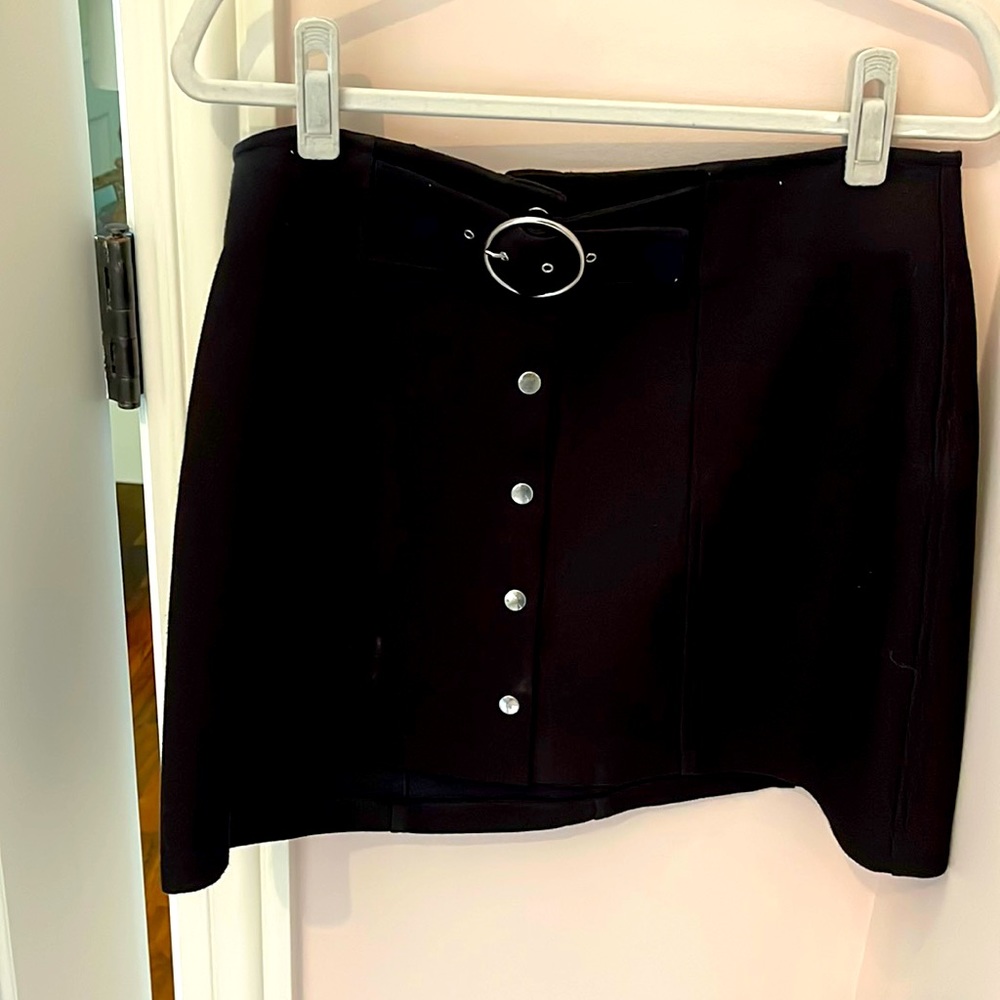 Zara black mini skirt